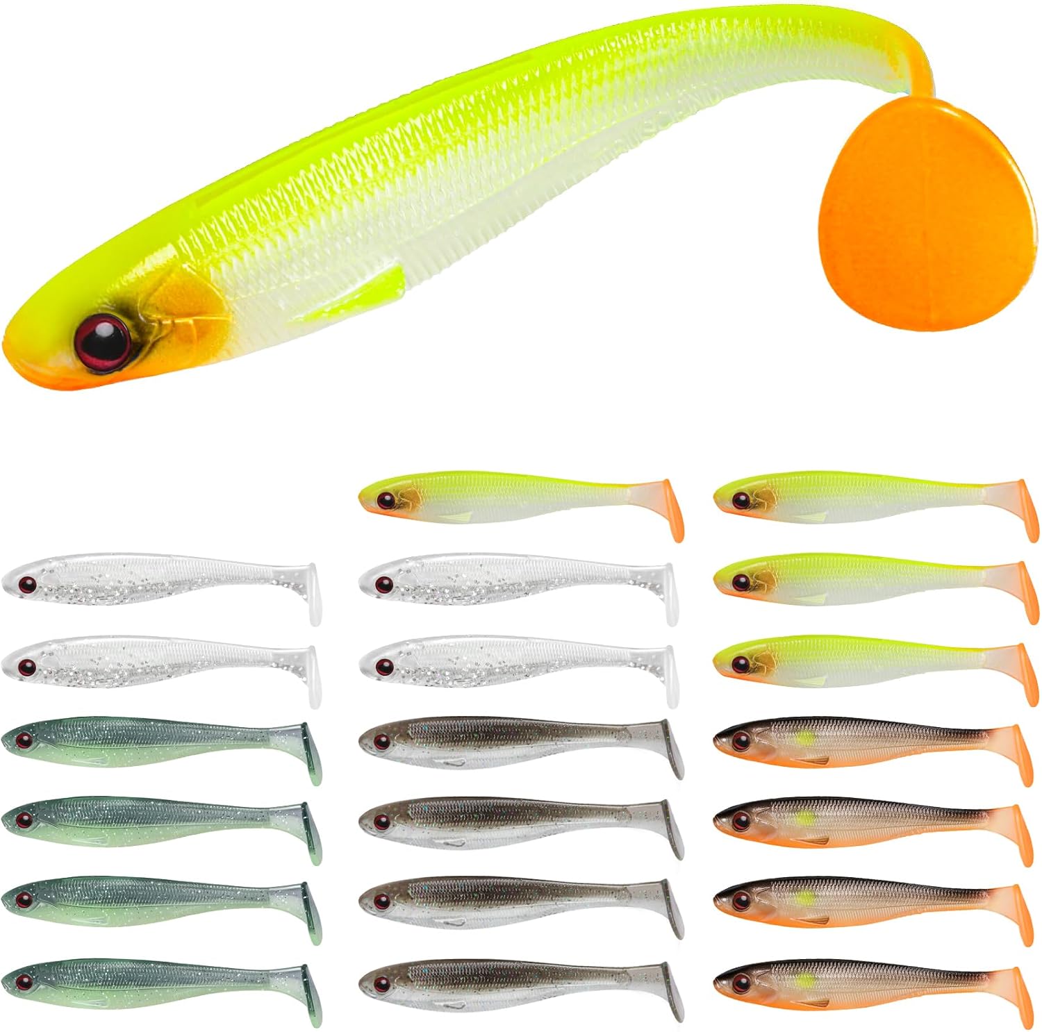 TRUSCEND Soft Fishing Lures - Ultimate Bass Bait