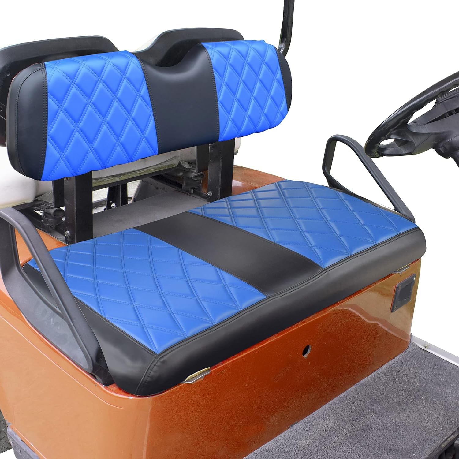 NOKINS Golf Cart Diamond Seat Covers Kit for EZGO TXT/RXV