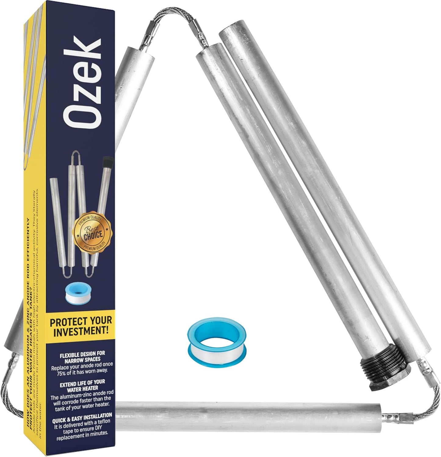 Extend Hot Water Heater Lifespan with Aluminum Anode Rod