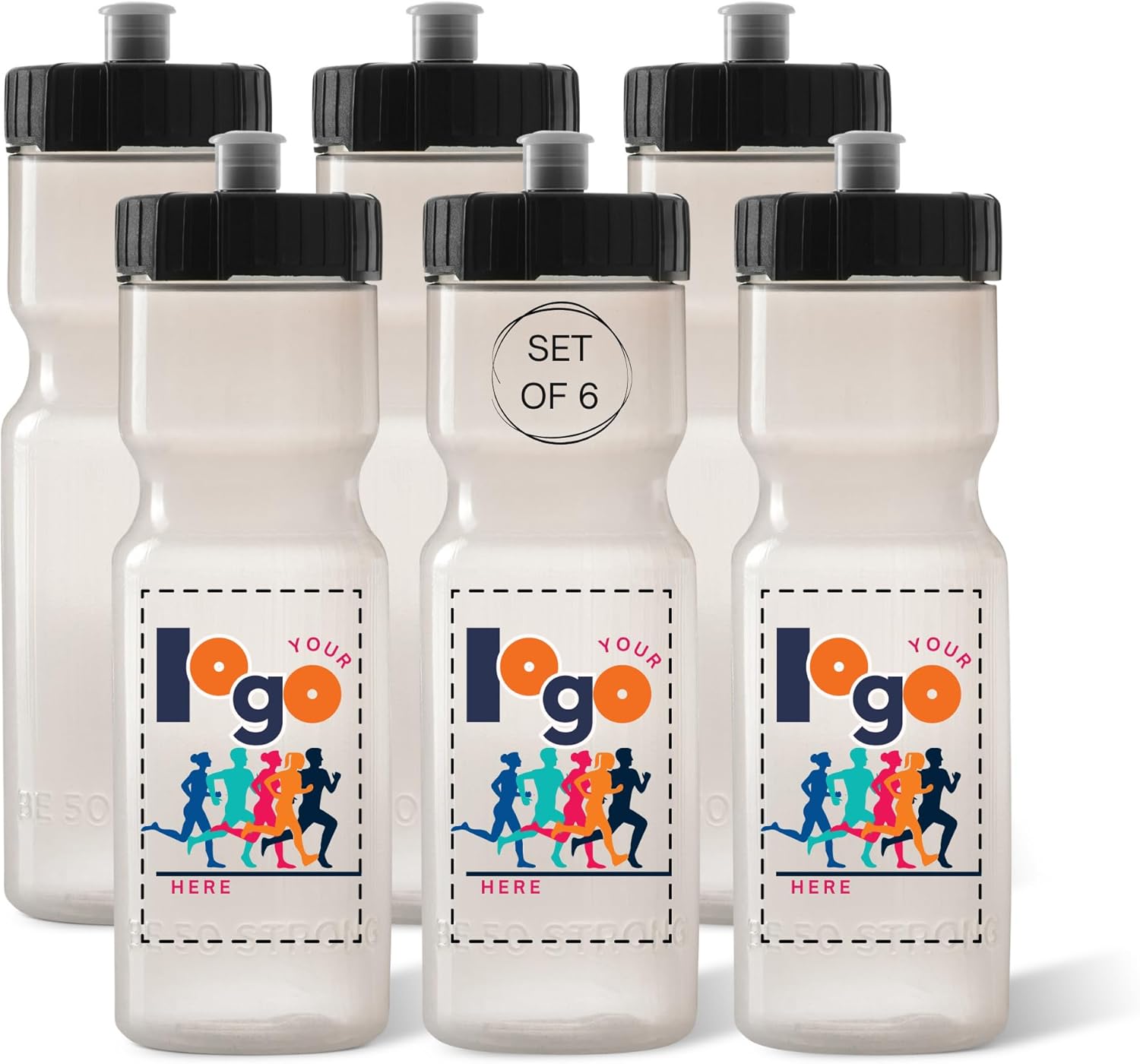 Durable 22 oz Reusable Sports Water Bottles for Active Lifestyles
