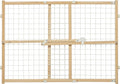 MidWest Wire Mesh Pet Safety Gate 29-40.5 in - Secure Wood Gate