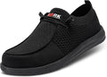 Steel Toe Loafers Women Lightweight Comfortable Slip On (Style 8SD8)