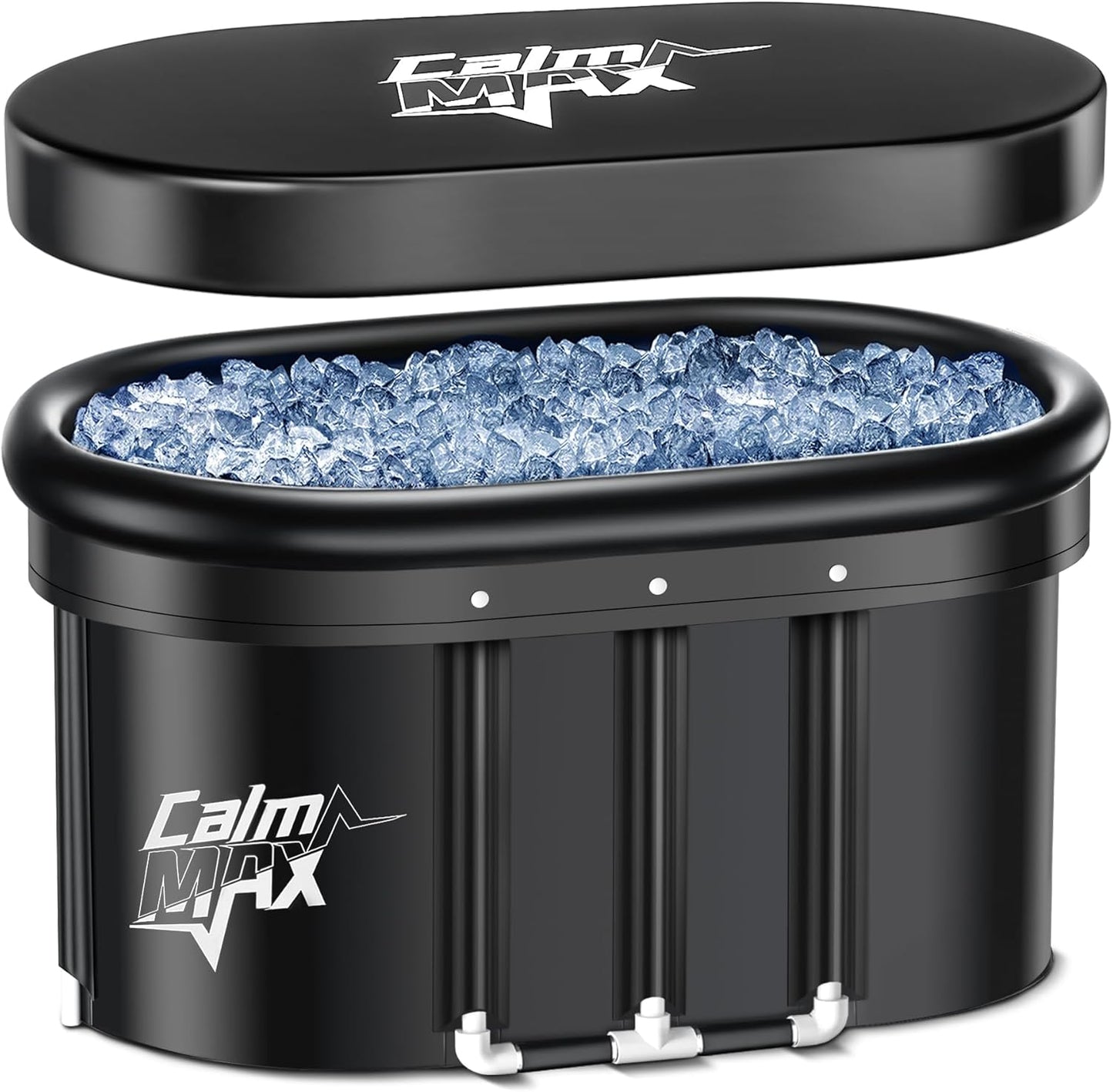 CalmMax Oval Ice Bath 2.0 for Cold Water Therapy at Home