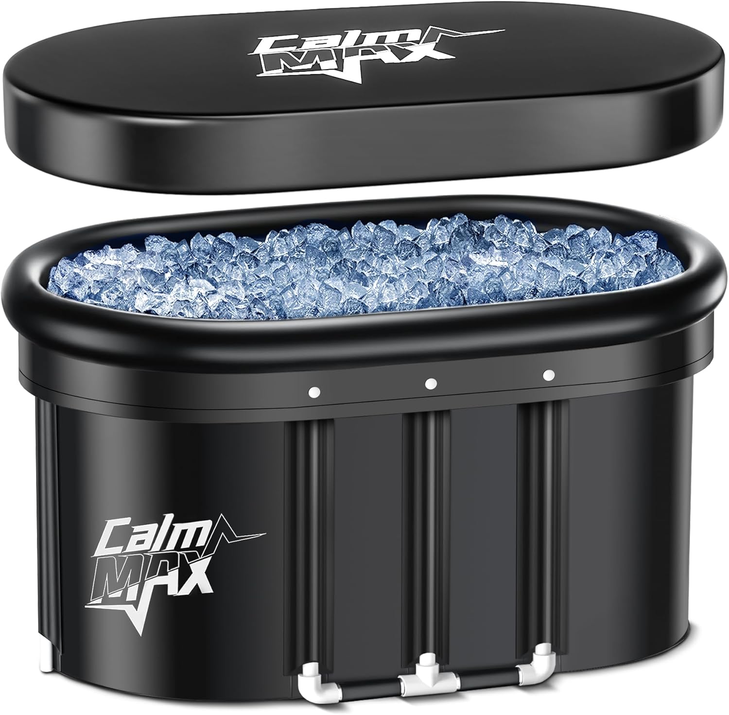 CalmMax Oval Ice Bath 2.0 for Cold Water Therapy at Home