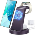 Wireless Charger for Samsung 3-in-1 Charging Station - Compact Stand