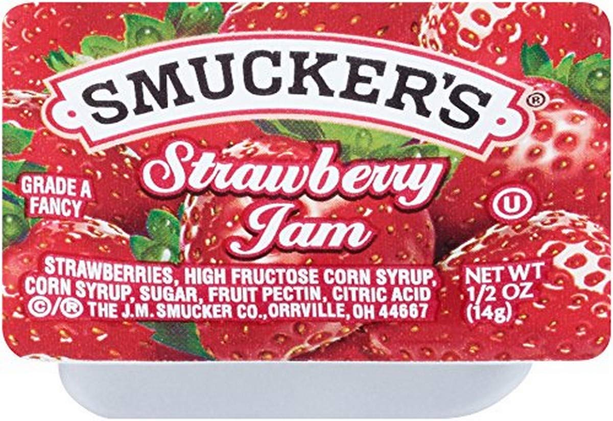 Smucker's Strawberry Jam Cups - Perfect for On-the-Go Snacking