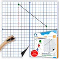 Jumbo Magnetic XY Coordinate Dry Erase Grid 30in x 30in - Teacher