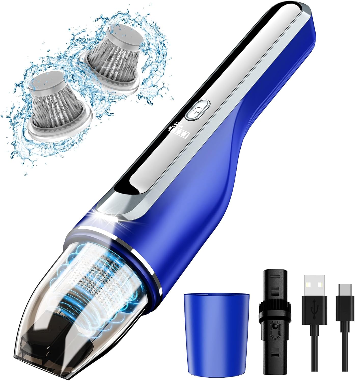 Handheld Vacuum Cordless with 14000Pa Suction for Car Cleaning