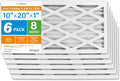 10x20x1 Air Filter MERV 8 Dust Defense 6-Pack - Reliable Home