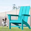 Modern Adirondack Chairs Set of 2 - All-Weather Patio Comfort