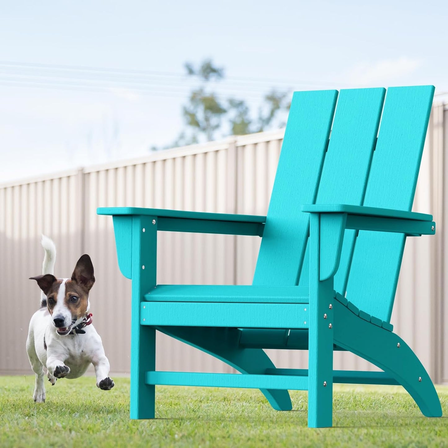 Modern Adirondack Chairs Set of 4 for All Weather Comfort