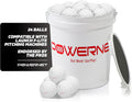 PowerNet Launch F-lite Pitching Machine Bundle - Dimpled Training
