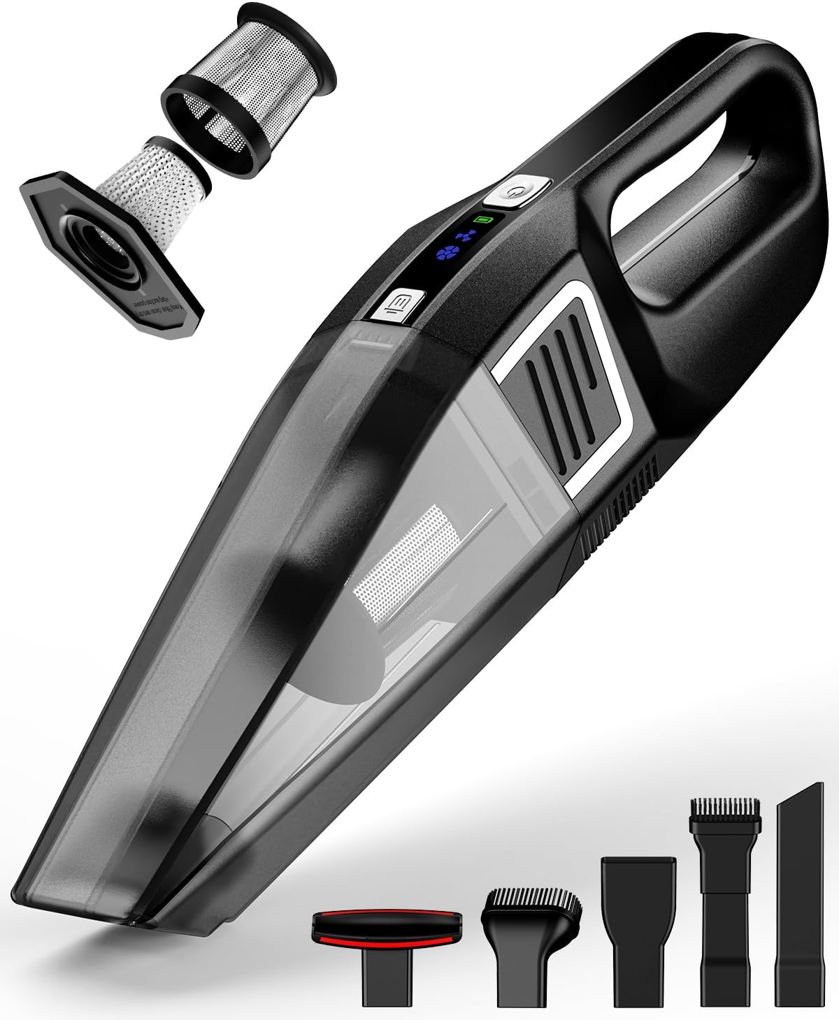 Handheld Vacuum Cordless with 9000PA Strong Suction Power