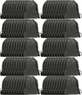 Drawstring Backpacks 100 Pack Grey - Durable Nylon Cinch Bags