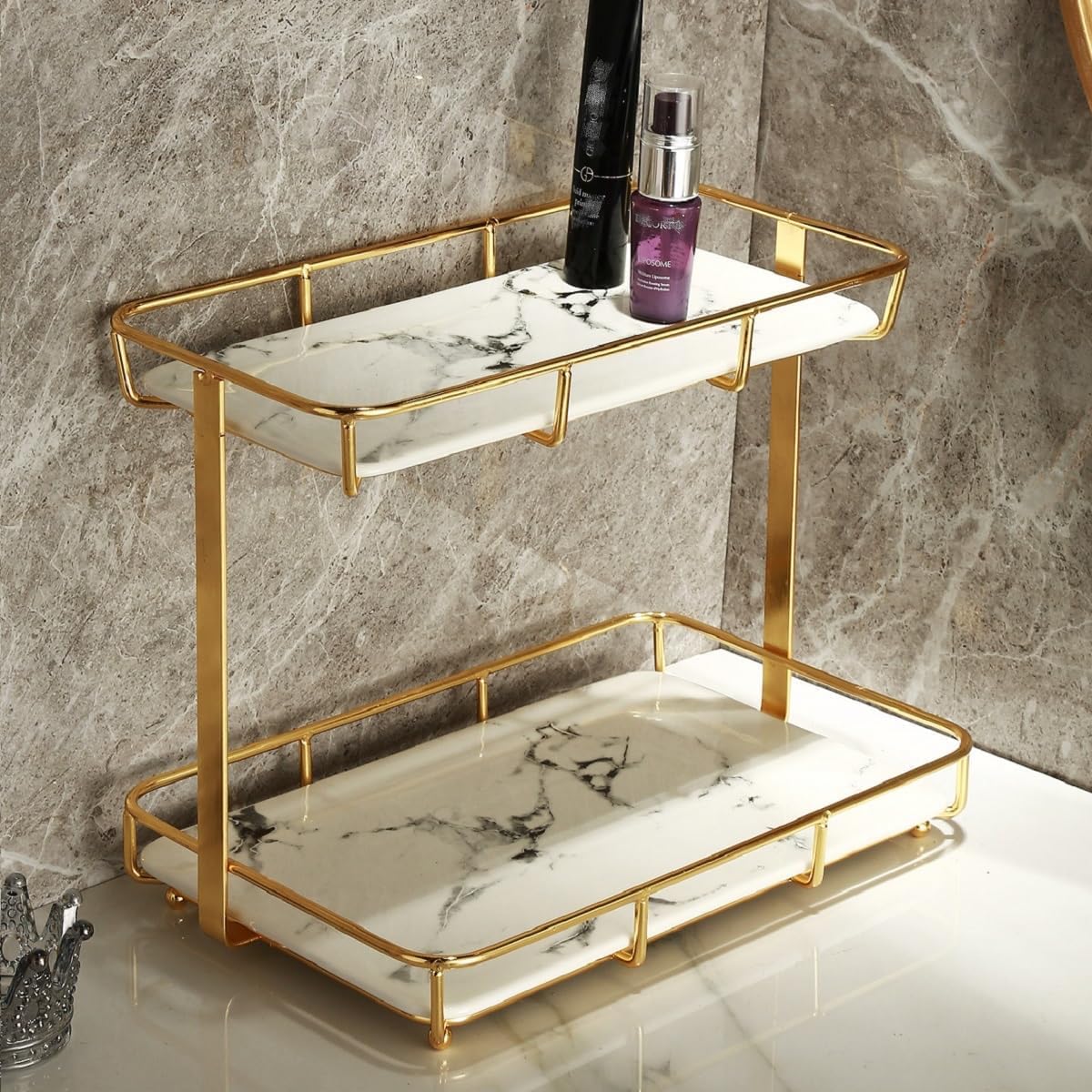 Bathroom Organizer Countertop Perfume Makeup Storage Rack