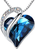 Necklaces for Women Infinity Love Birthstone Heart Pendant - Gift