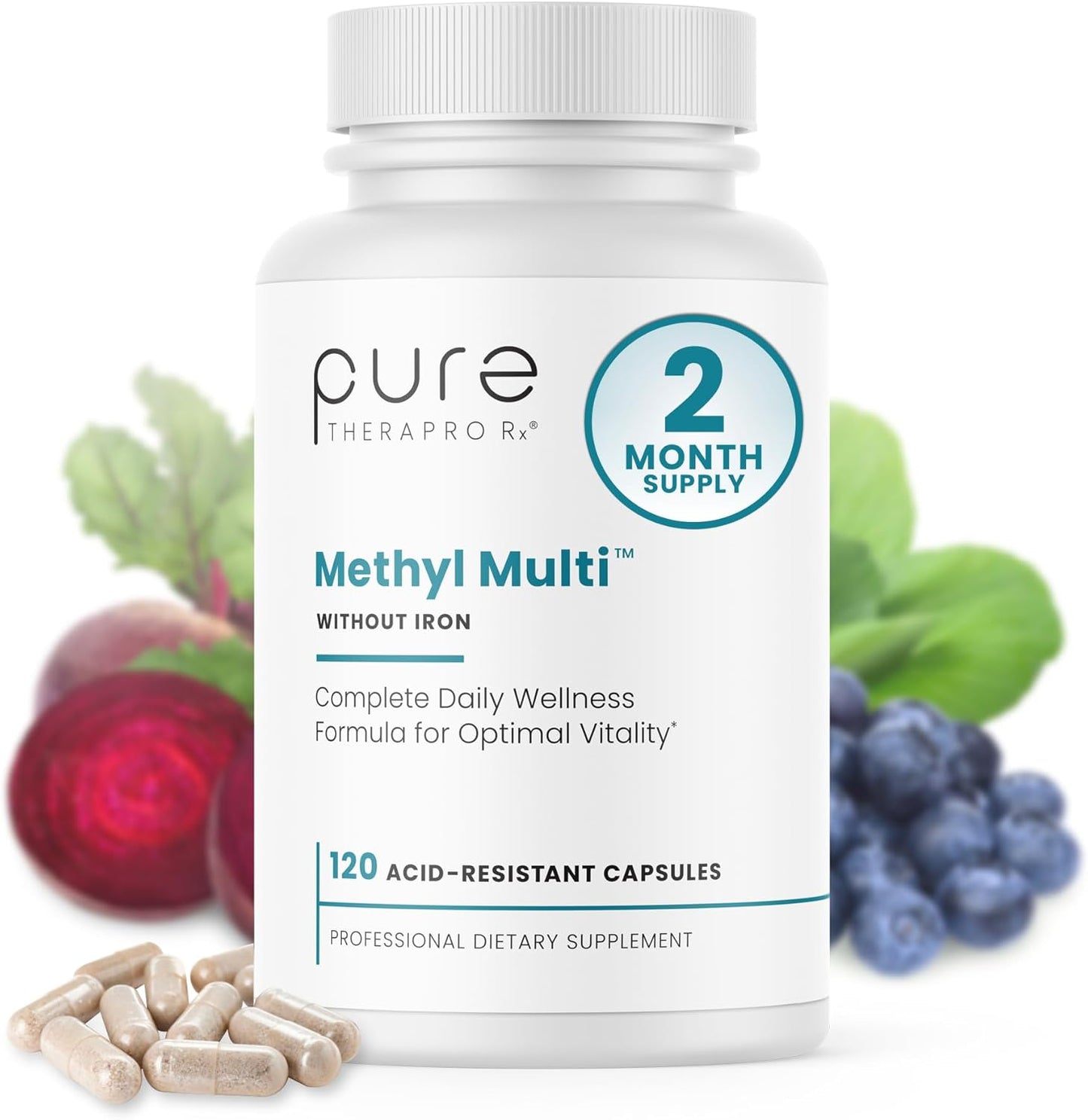 Methylated Multivitamin for Men and Women - Pure Therapro Rx