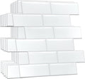 Peel and Stick Kitchen Backsplash Tile Stickers 12 x 6 in - Easy DIY