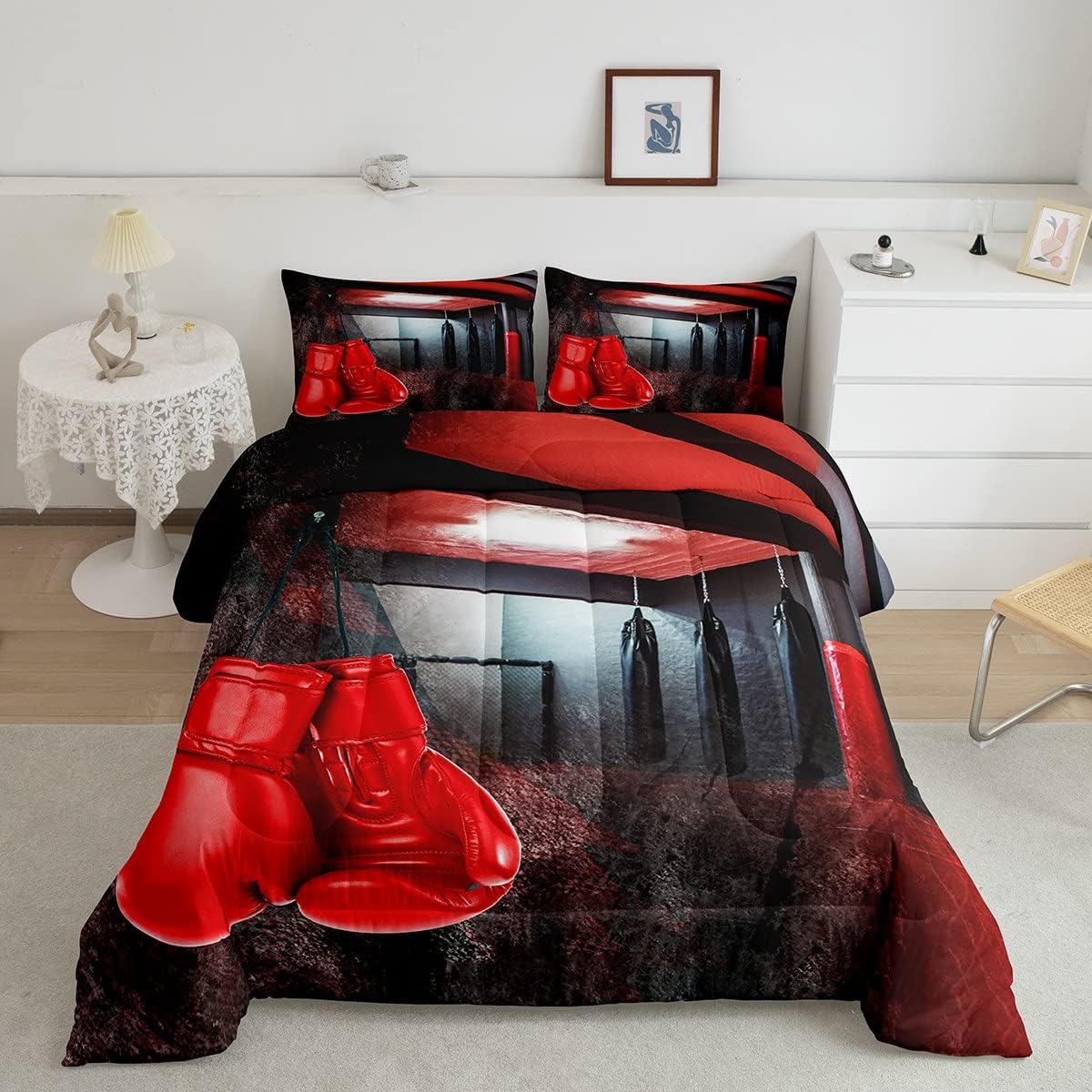 Boxing Gloves Theme Comforter Set ~ Kid's Dream!