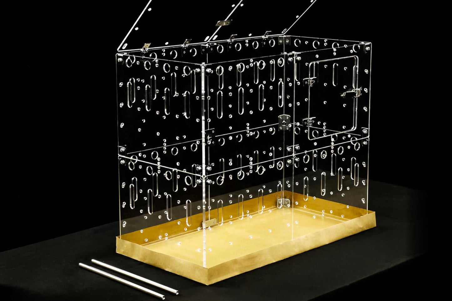 GuineaLoft Acrylic Cage Model-E2 for Birds and Small Animals