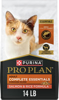 Pro Plan Salmon & Rice Cat Food - High Protein 14 lb Bag