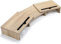 LORYERGO Dual Monitor Stand for Desk with Adjustable Features
