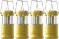 Lichamp 4 Pack COB Camping Lantern Set: High Lumens for Bright Outdoor Adventures