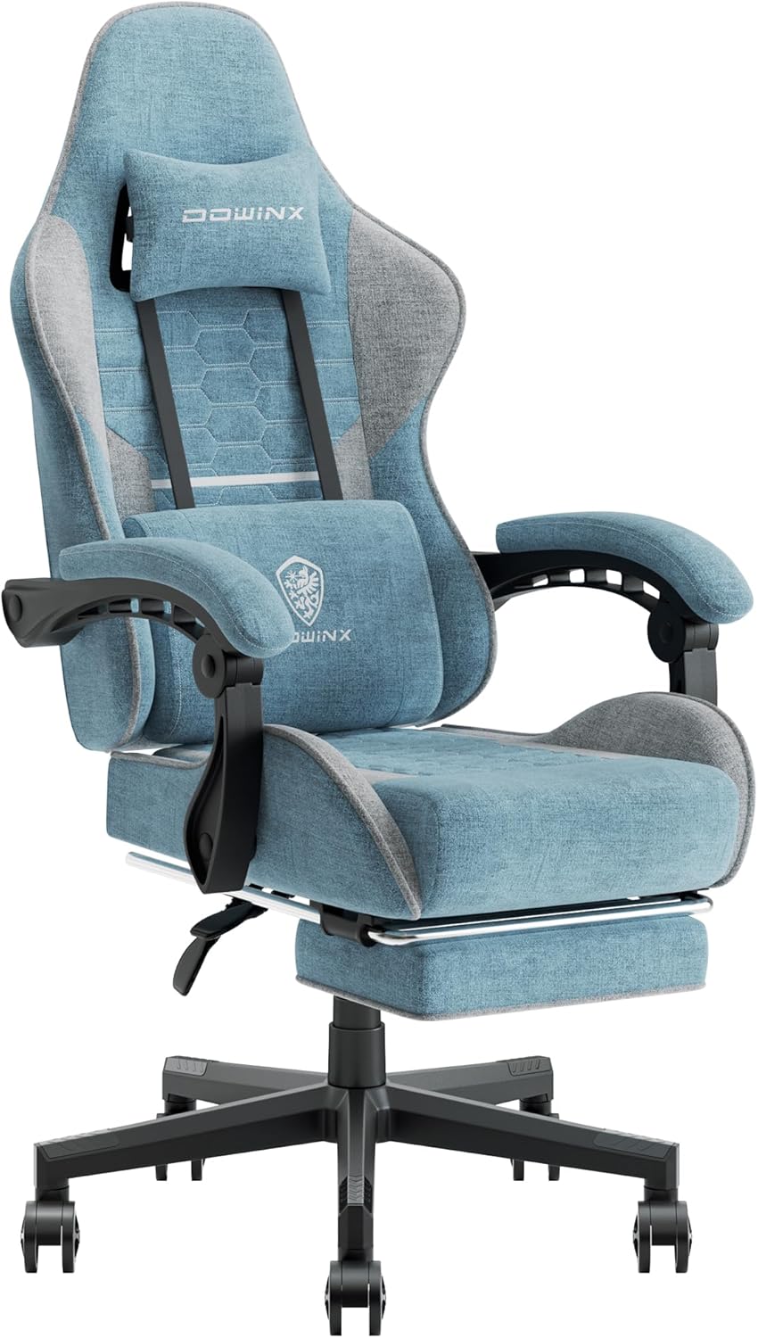 Dowinx Gaming Chair with Pocket Spring Cushion for Comfort