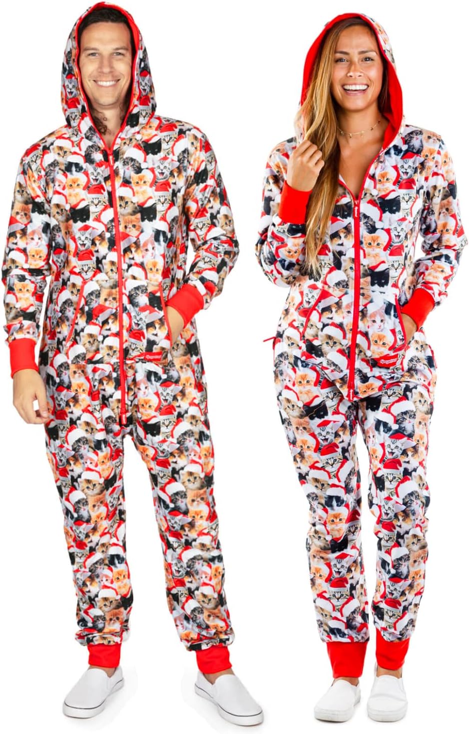 Tipsy Elves Christmas Onesies for Adults - Comfy Holiday Jumpsuits