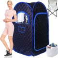 Portable Personal Sauna w/ 1000W Steam Gen & Remote Ctrl