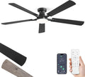 60 Inch Ceiling Fan with Light - Quiet Low Profile Cooling