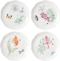 Lenox Butterfly Meadow 4-Piece Accent Plate Set - Charming Everyday