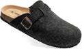 BULLIANT Comfort Clogs for Men and Women - Cushioned Cork Footbed