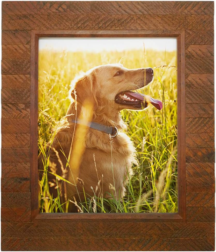 Eosglac 11x14 Picture Frame Rustic Brown for Home Decor