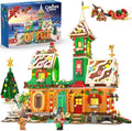 Christmas Gingerbread Castle Building Set - 3 Styles with Lights