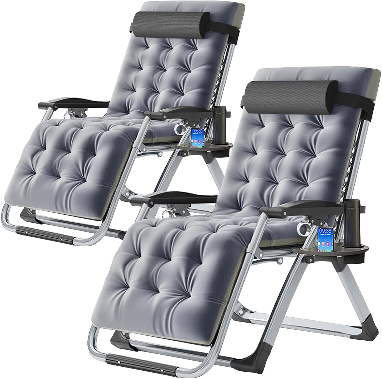 ABORON Zero Gravity Chair Set for Ultimate Outdoor Relaxation