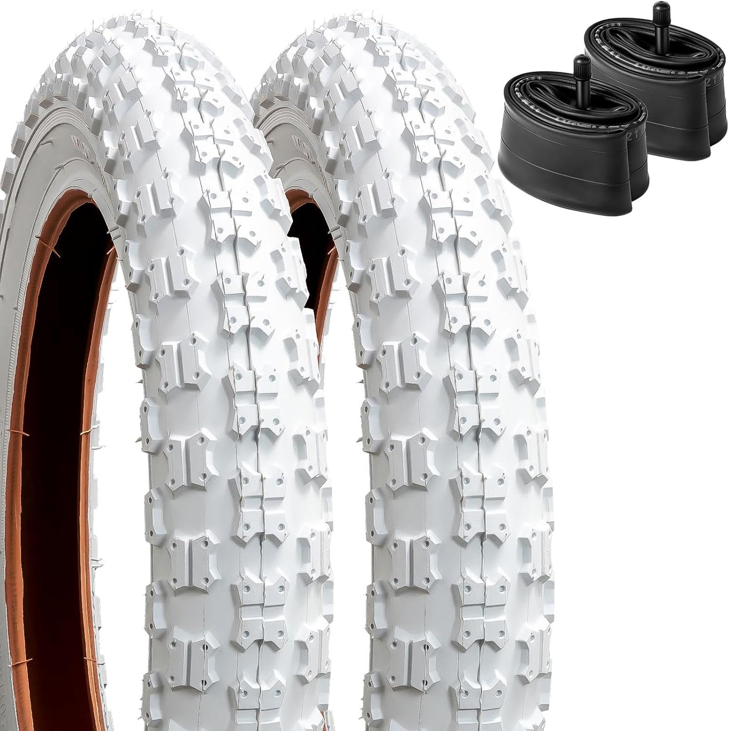 YUNSCM 12.5 Kid Bike Tires and Tubes for Mountain Biking