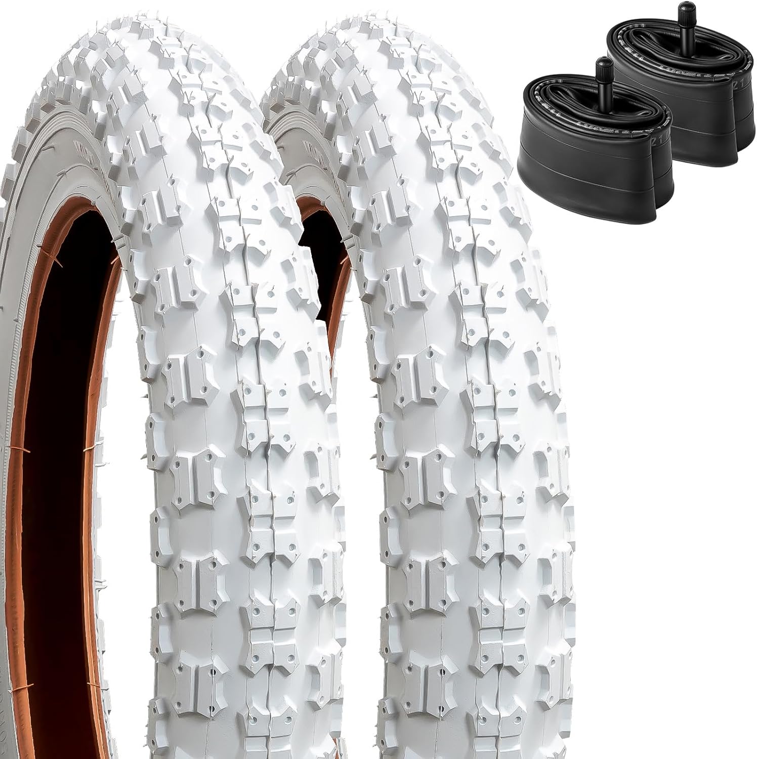 YUNSCM 12.5 Kid Bike Tires and Tubes for Mountain Biking
