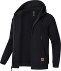 Men's Jacquard PlaidCloth Zipper Hoodie Sweatshirt Jacket