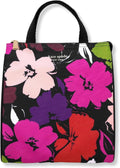 Cute Lunch Bag for Women Lunch Tote - Insulated Painterly Blooms