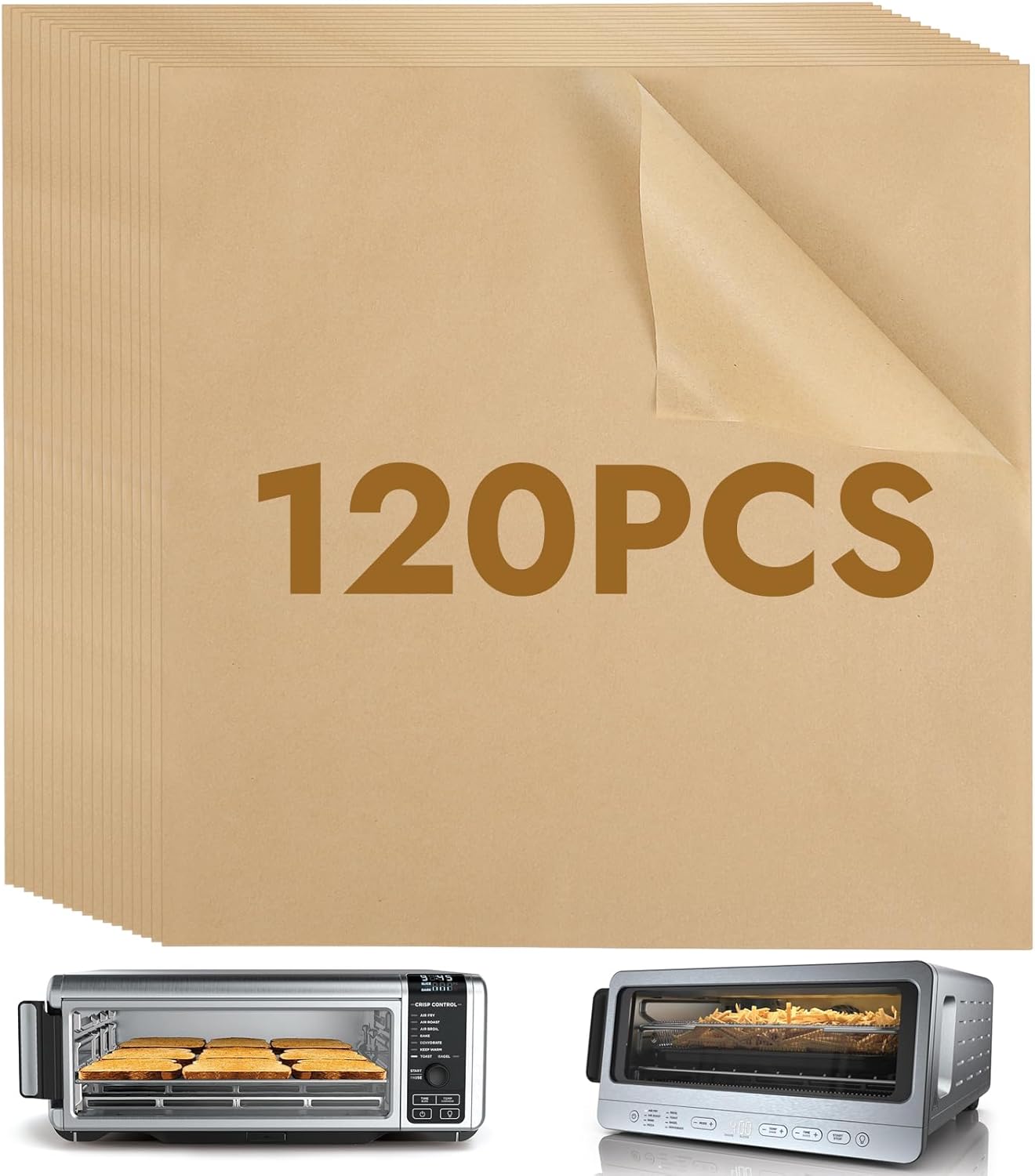 120PCS Air Fryer Parchment Liners - Easy Cleanup!