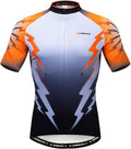 sponeed Men's Cycling Jersey Full Zipper Short Sleeve - Quick Dry Fit