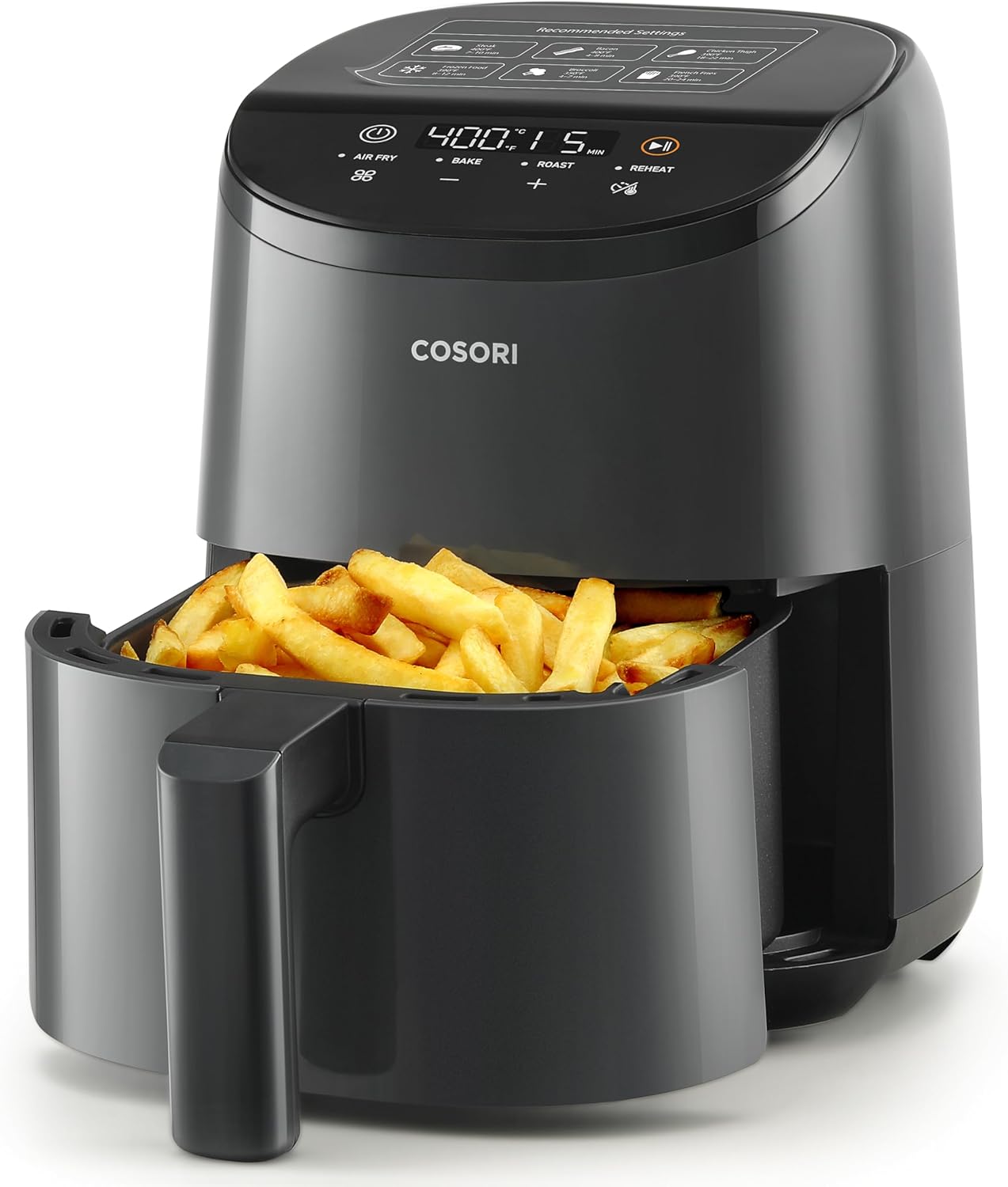 COSORI 2.1 QT Air Fryer: Crispy Results with 97% Less Oil!