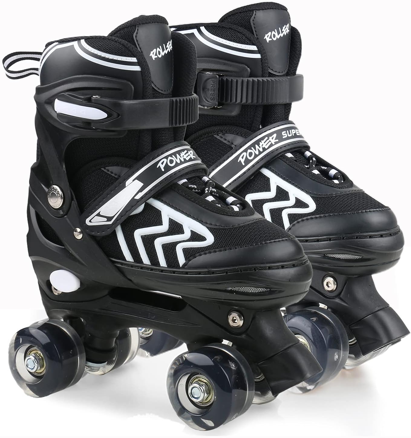 Kids Roller Skates for Boys with Adjustable Sizes and Lights
