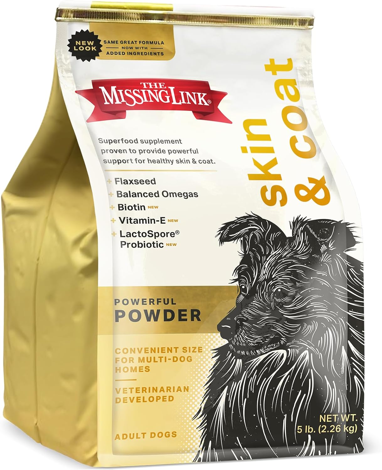 The Missing Link Skin & Coat Probiotics Supplement for Dogs