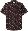 Tipsy Elves Men's Short Sleeve Holiday Button Down Shirts - Comfy Fit