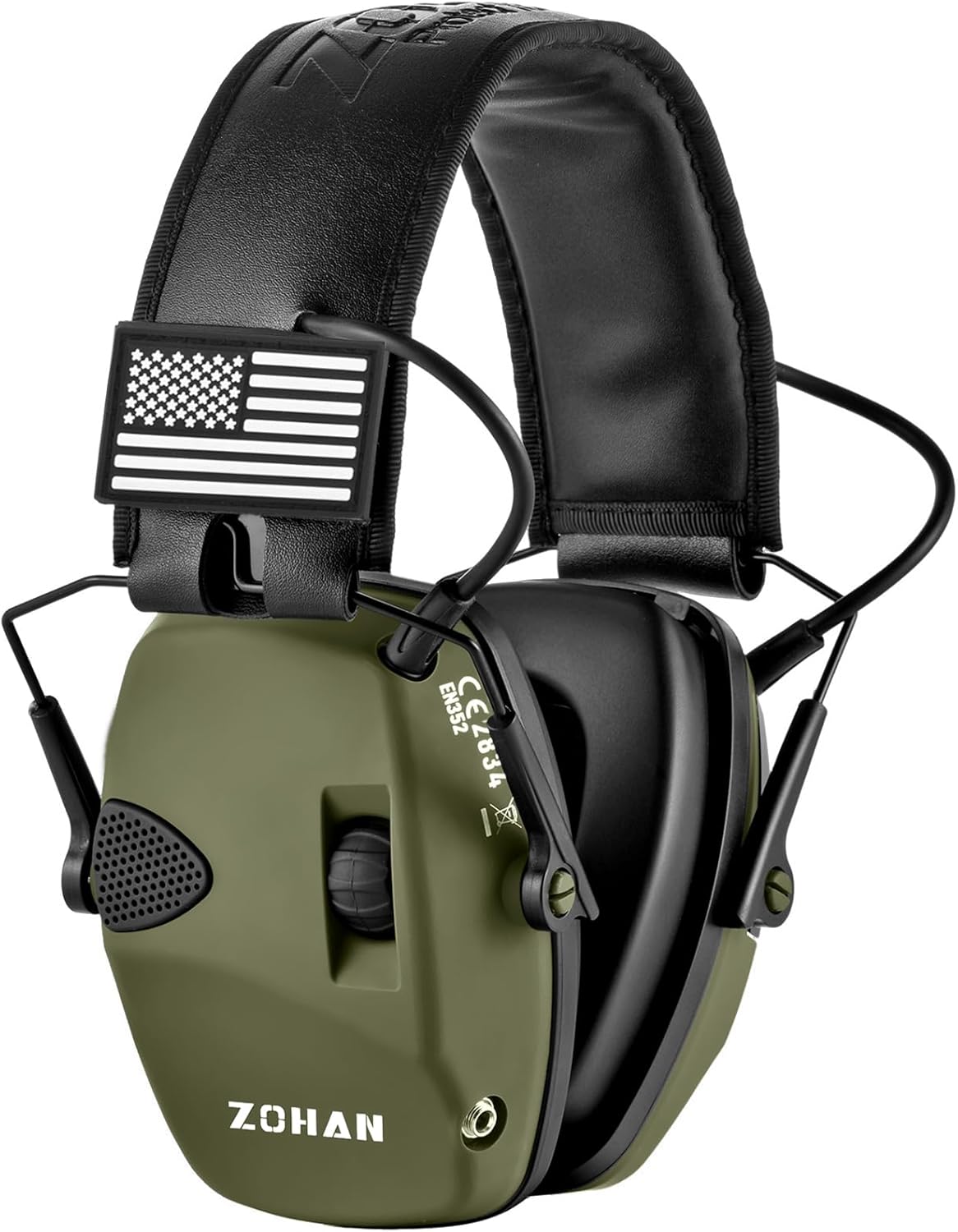 ZOHAN EM054 Electronic Shooting Ear Protection with 4X Amplification