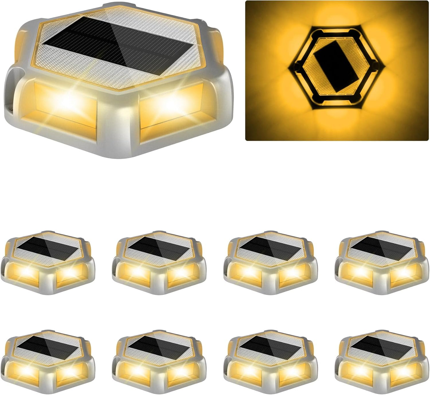 Solar Dock Lights for Driveway and Garden Pathway Lighting