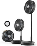 Koonie Portable Fan 10 in Foldable Stand/Desk Fan - Cordless Up to 50