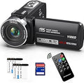 4K Video Camera Camcorder 48MP 30FPS - Compact Vlogging Cam